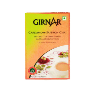 GIRNAR CARDAMOM SAFFRON CHAI INSTANT TEA 140GM