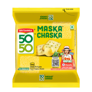 BRITANNIA 50 50 CHASKA MASKA CRACKERS 62GM