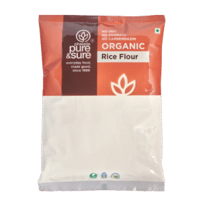PURE & SURE ORGANIC RICE FLOUR 500GM