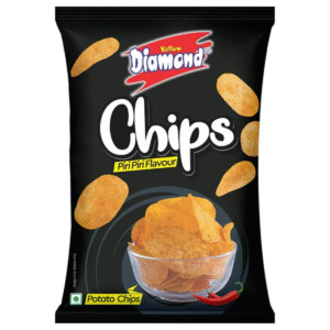 YELLOW DIAMOND PIRI PIRI POTATO CHIPS 80GM