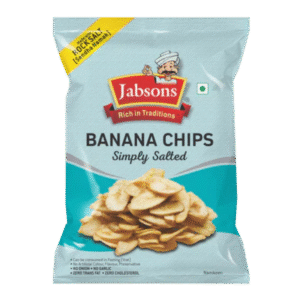JABSONS BANANA CHIPS SIMPLY SALTED 150GM