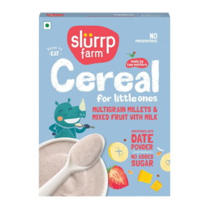 SLURRP FARM CEREAL MULTIGRAIN MILLETS & MIXED FRUIT 200GM