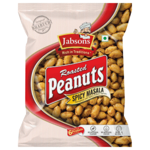 JABSONS ROASTED SPICY MASALA PEANUTS 140GM