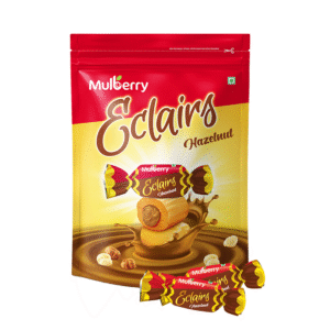 MULBERRY HAZELNUT ECLAIRS 500GM