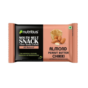 NUTRITIUS ALMOND PEANUT BUTTER CHIKKI 125GM