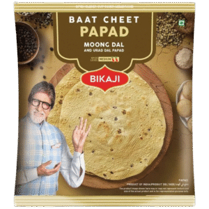 BIKAJI MOONG DAL & URAD DAL PREMIUM PAPAD 250GM