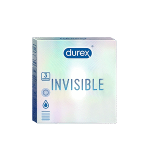 DUREX CONDOM INVISIBLE EXTRA THIN 3PCS